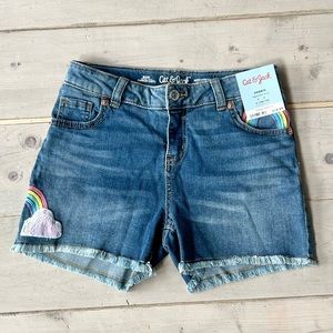 Cat & Jack denim shorts size Large (10/12)